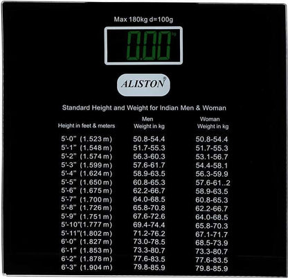Title:  Aliston Digital Weighing Machine – High Precision Body Weight Scale with LCD Display