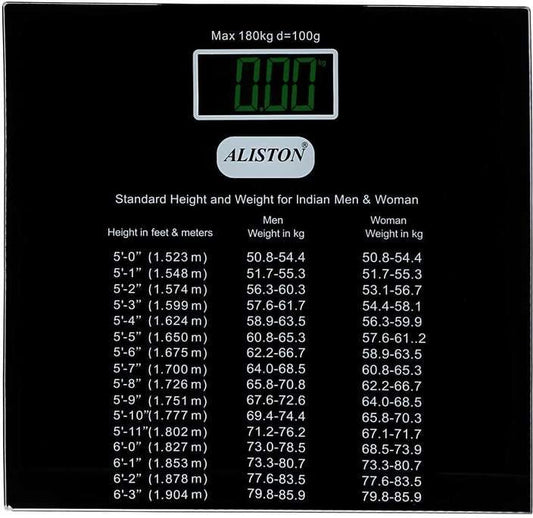 Title:  Aliston Digital Weighing Machine – High Precision Body Weight Scale with LCD Display